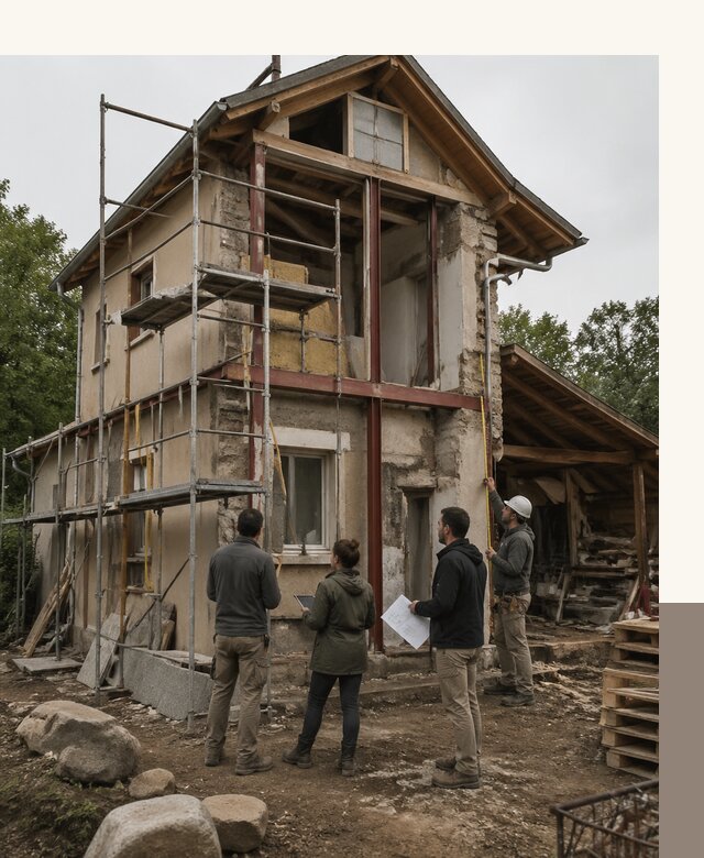 Реконструкция загородного дома под ключ в Сосногорске от бюро